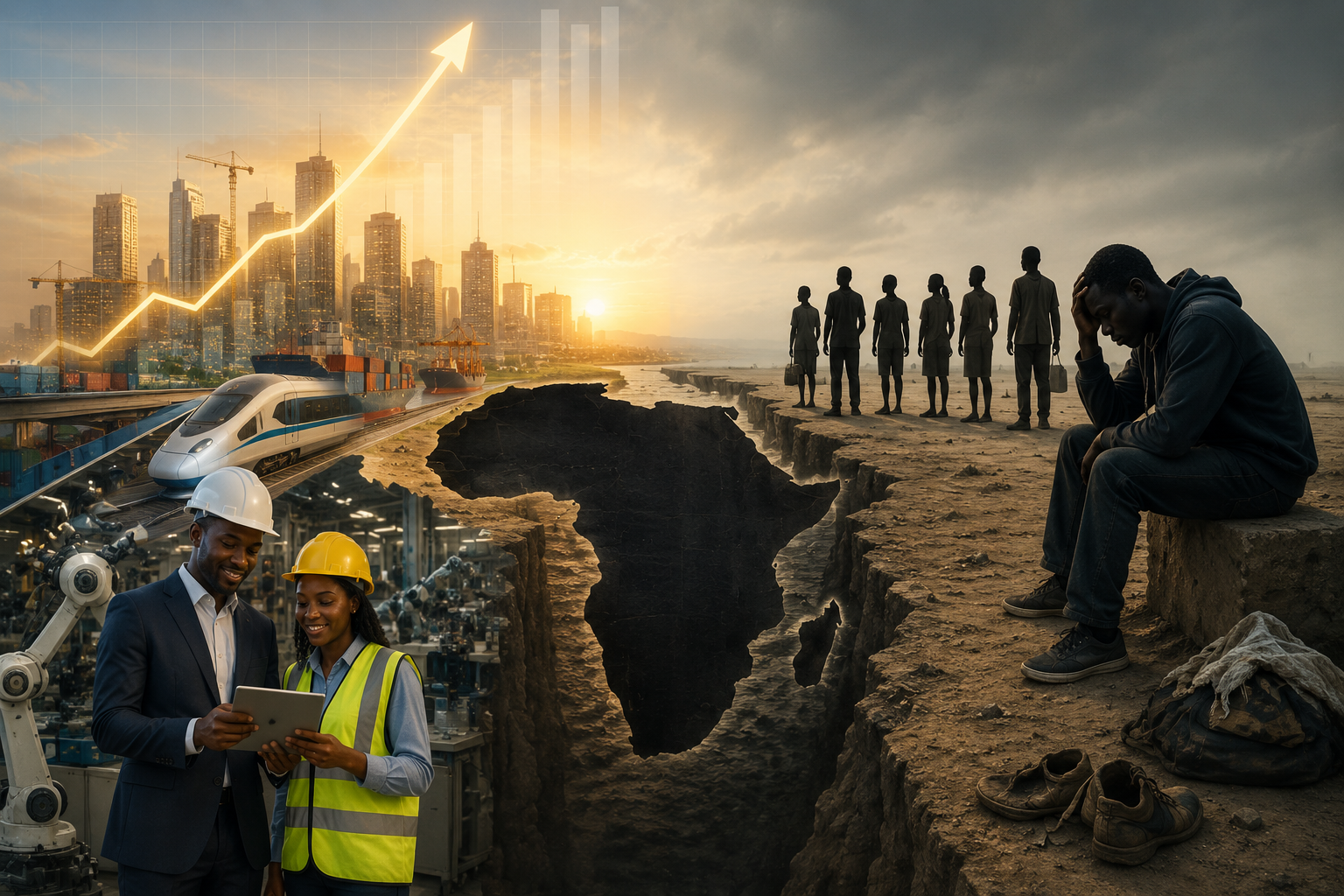 Croissance sans emplois : Ce que l&rsquo;écart entre 12 millions et 3 millions révèle sur la structure économique africaine.