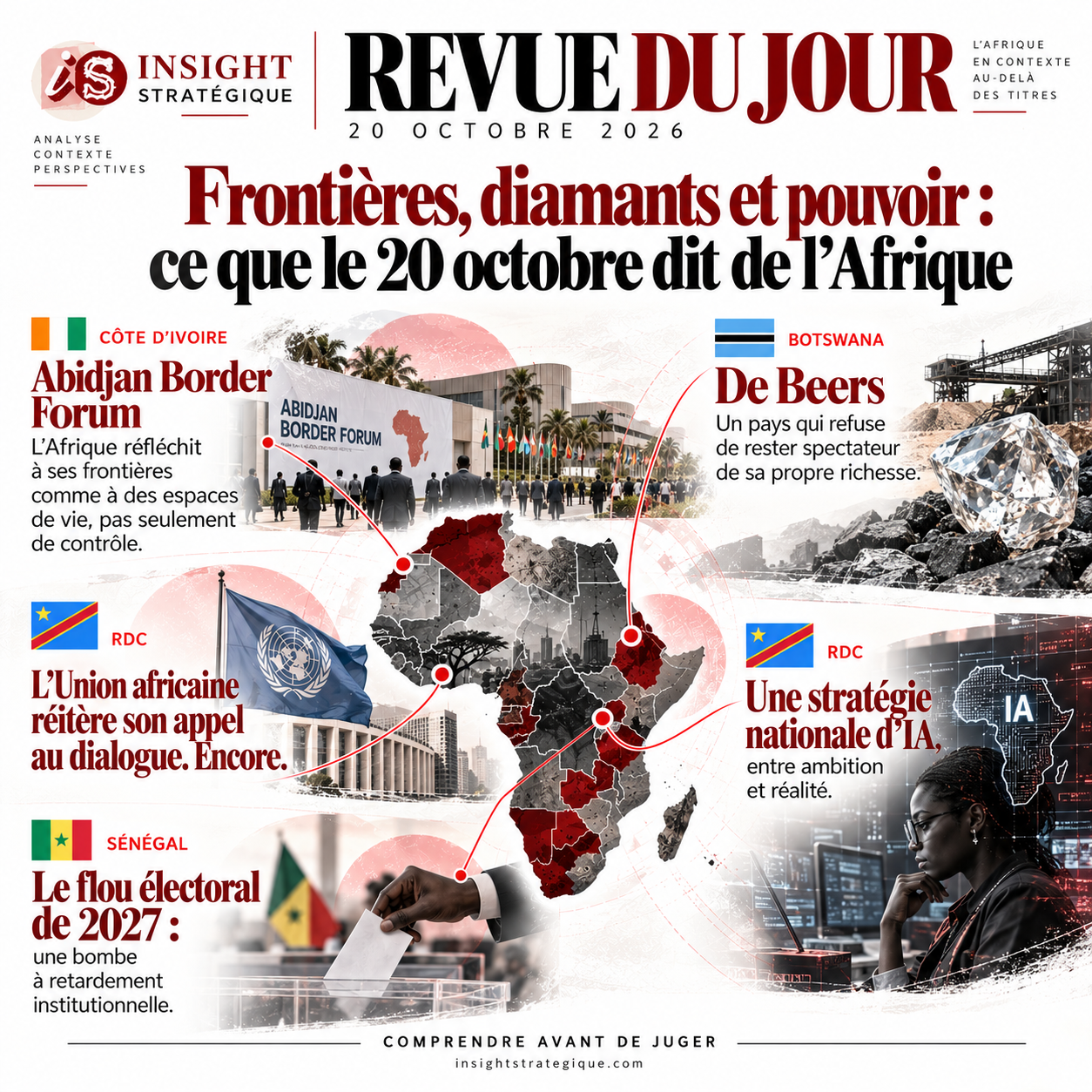 Frontières, diamants et pouvoir : ce que le 20 octobre dit de l’Afrique